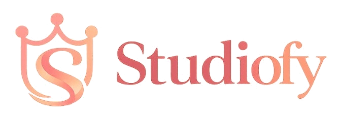 Logomarca oficial Studiofy — Gestão para Salões e Estética