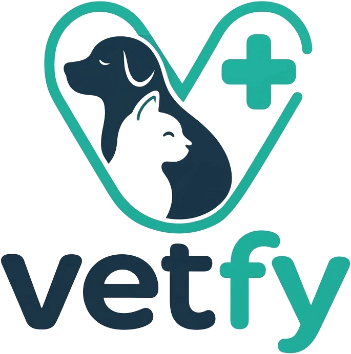 Logomarca oficial Vetfy — Gestão para Clínicas Veterinárias
